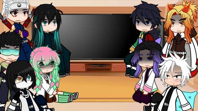 || Hashiras react to Akaza and Douma|| KNY || Manga Spoiler || смотреть онлайн