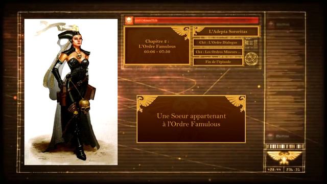 Lore Warhammer 40K - L'Adepta Sororitas - Les Ordres Non Militant смотреть онлайн