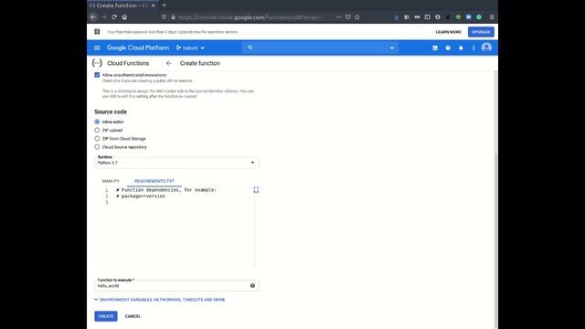 Google Cloud Function Tutorial смотреть онлайн