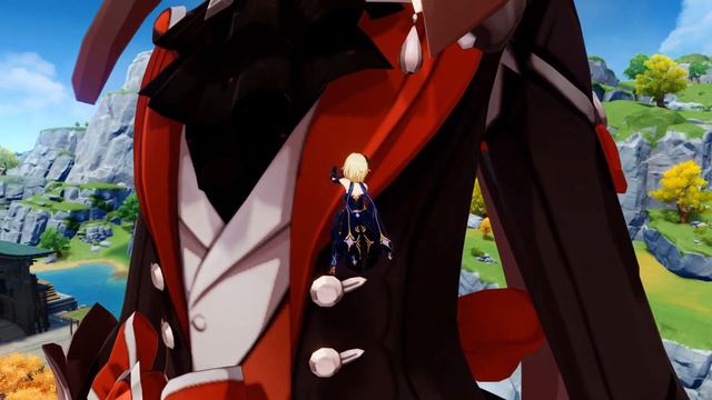 [giantess Growth]Even Become Giantess HuTao Still Very Small