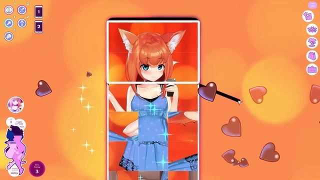 Mosaique Neko Waifus 2/ Загадочная Неку Вайфу 2 - Gameplay [Puzzle + Visual novel + Dating sim] смотреть онлайн