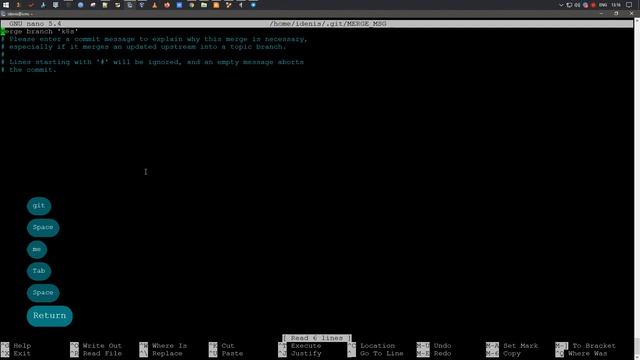 Мердж ветки | Слияние ветки | Git на Ubuntu 21.04 смотреть онлайн