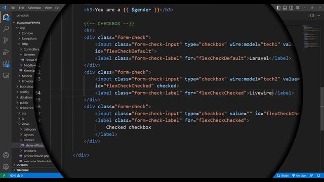 #18 Belajar Laravel 10, Livewire 2, Bootstrap 5 - Penjelasan Livewire wire:model (Radio,Select,dll) смотреть онлайн