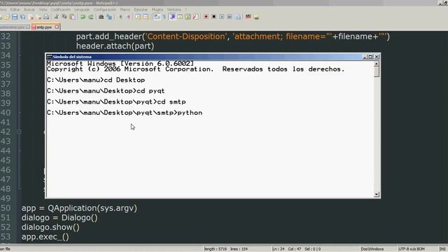 24 - Python PyQt (Interfaz gráfica) - SMTP Email (Hotmail, Gmail, Yahoo, ...) смотреть онлайн