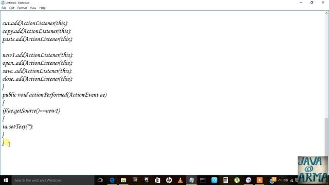 how to create a notepad in Java Swing part 1 смотреть онлайн