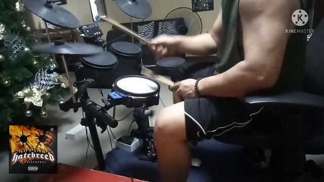 Healing to Suffer Again - Hatebreed (Drum Cover) Aroma TDX15S смотреть онлайн