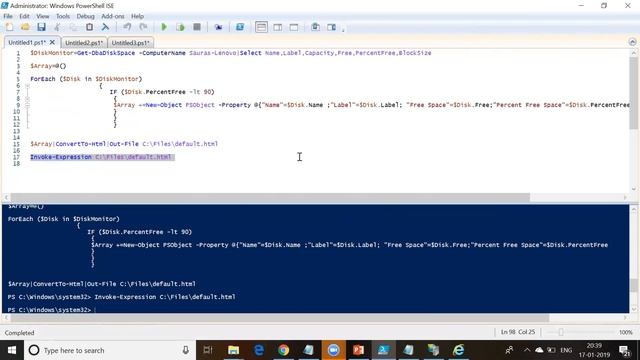 PowerShell For DBA Part-6 (HTML Conversion and Monitoring) смотреть онлайн