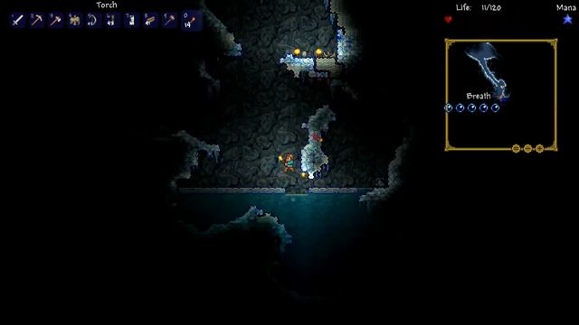 Terraria #7 - Светящаяся палка смотреть онлайн