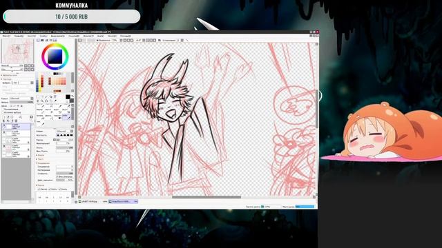 Рисую арты по Полому Рыцарю (Hollow Knight) смотреть онлайн