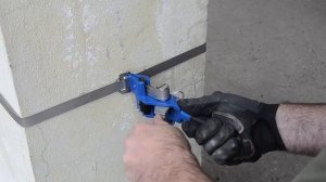 Инструмент для натяжения и резки стальной ленты 'мясорубка' с храповым механизмом SHTOK