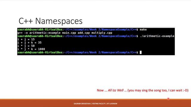 Object Oriented Methodology | Recorded Lecture 2.2 | Introduction to C++ смотреть онлайн