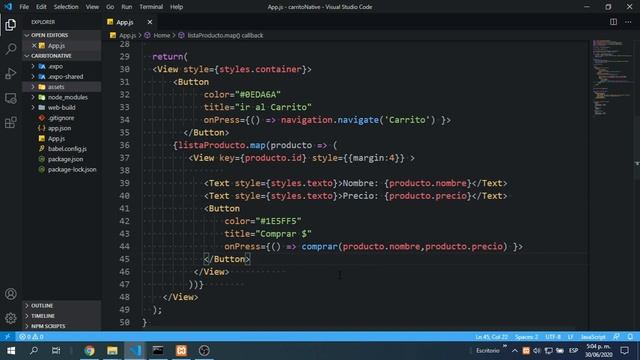 Carrito De Compra React Natuve Php Y Mysql смотреть онлайн