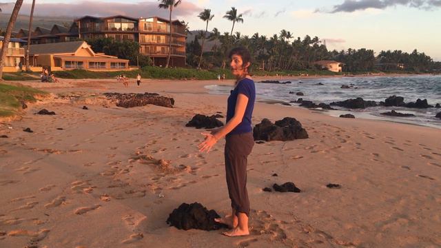 Calf Stretch On the Beach in West Maui смотреть онлайн