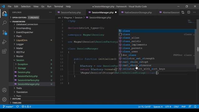 PHP MVC Framework Session Initialize PHP | Tutorial | PHP Server-Side | Learn PHP смотреть онлайн