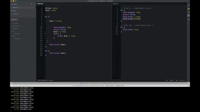 Sass. Directivas de control. Funciones [05] смотреть онлайн