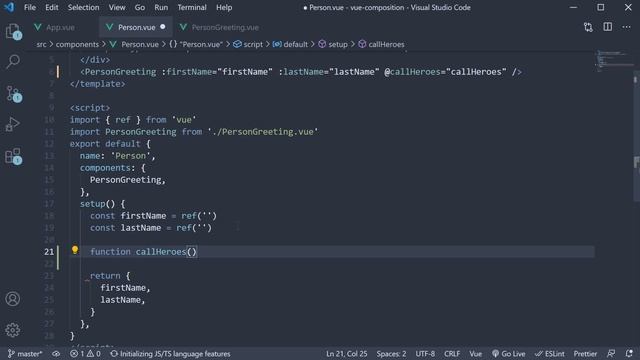 Vue JS 3 Tutorial - 64 - Custom Events and Composition API смотреть онлайн
