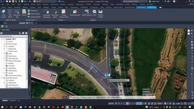 Connected Alignment In Civil 3D смотреть онлайн