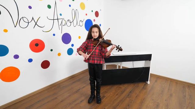 Antonia Burlan-violin, Charles Dancla Polka Op. 123