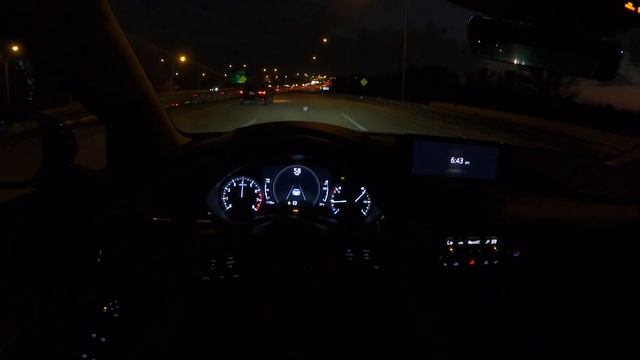 2022 Mazda3 Sedan Turbo AWD - POV Night Drive 4K 60FPS (Binaural Audio) Bose Sound System смотреть онлайн