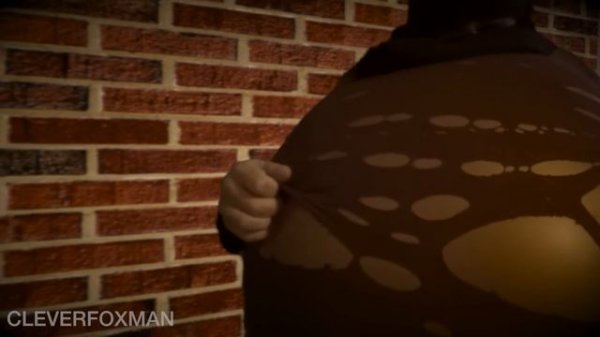 Belly Inflation Shirt Ripping