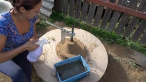 Сделала деталь для большой чаши фонтана по выкройкам Циркультех.