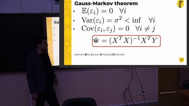 Машинное обучение 22f. Лекция 02: Линейные модели, линейная регрессия смотреть онлайн
