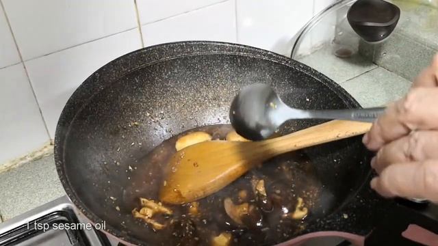 Broccoli and Shiitake Mushrooms in Oyster Sauce #recipe #broccoli #shiitake смотреть онлайн
