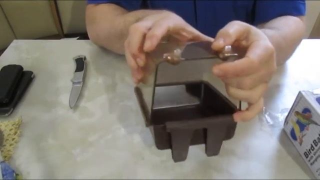 Купалка для попугаев. Распаковка и обзор посылки из Китая. смотреть онлайн