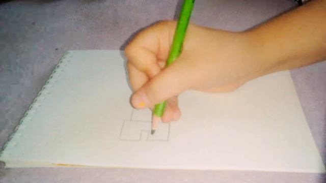 Рисуем крипера по клеточкам / МАЙНКРАФТ смотреть онлайн
