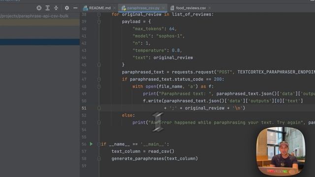 Paraphrase CSV Files in Bulk Using AI ⚙️ | TextCortex API + Python | Text Cortex Talks 026 смотреть онлайн