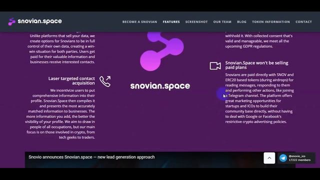 Обзор проекта Snovian.space смотреть онлайн