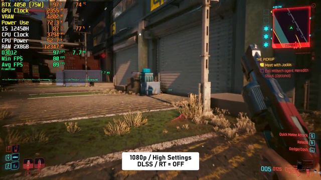 Cyberpunk 2077 2.1 RTX 4050 Laptop Benchmark | 1080p All Settings Tested смотреть онлайн