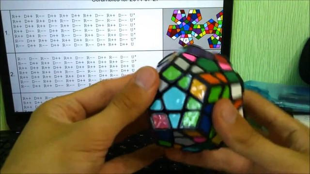 How to scramble Megaminx/Как скрамблить(перемешивать) мегаминкс смотреть онлайн