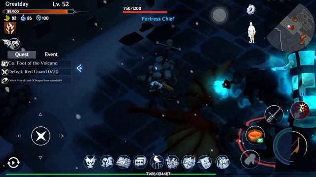 Greatday - Eternal Fortress Ruins Last Boss "Fortress Chief" смотреть онлайн