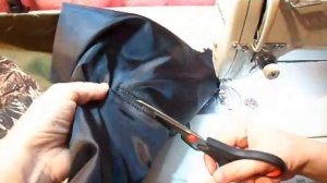 Сшить карман с листочкой на куртке без подклады (2)