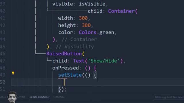 Show / Hide Widgets in Flutter Programmatically смотреть онлайн