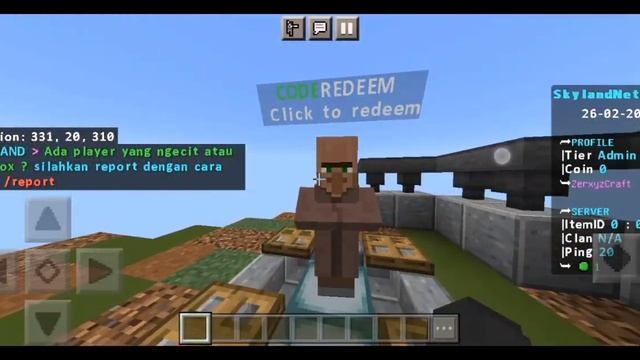 MINECRAFT SERVER SKYLAND NETWORK || VERSION 1.19.62