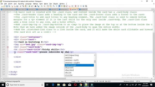 Bootstrap 4 Tutorial in Hindi Part 10 : card in Bootstrap in Hindi/urdu by tricky skills смотреть онлайн