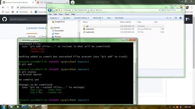 Github Tutorial 01 - Push Existing Code to Github смотреть онлайн