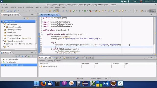 5. Cómo establecer una conexión – Curso de JDBC смотреть онлайн