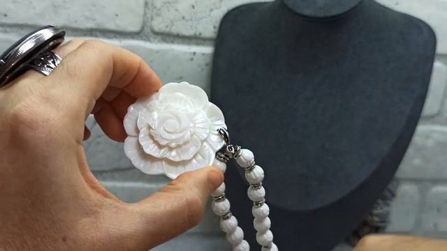 Колье перламутр и черный жемчуг! смотреть онлайн