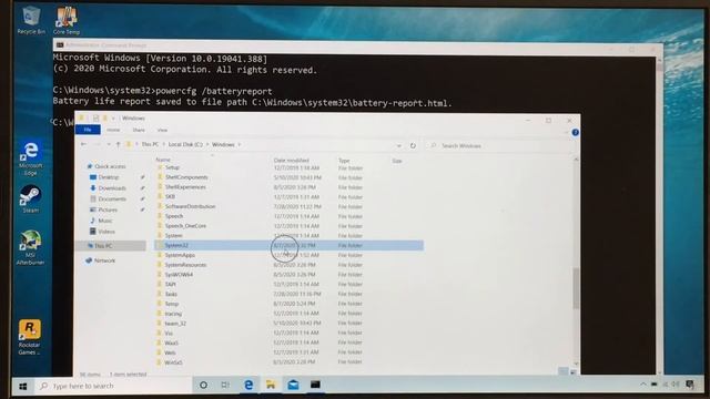 Checking My Laptop Battery With A Battery Report | Acer Aspire 5 Slim Laptop A515-43-R19L