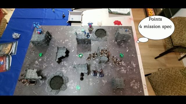 Warhammer 40K Battle Report 9th- Eldar vs. Necrons 750pts смотреть онлайн