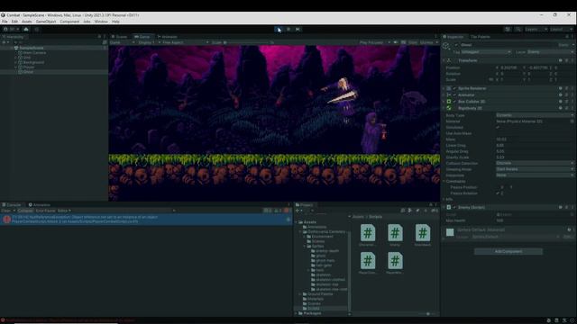Designing and Implementing 2D Melee Combat in Unity смотреть онлайн