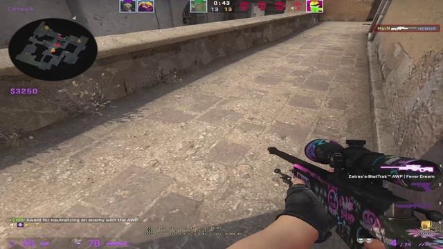 Нереальный клатч 1 vs 4 исходом в эйс в CS:GO смотреть онлайн