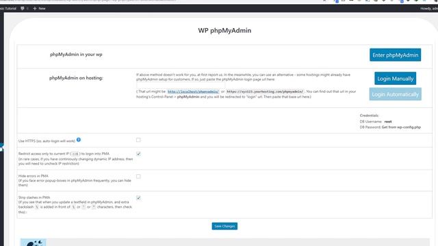 How To Access Phpmyadmin From WordPress admin | wordpress tutorial for beginners | In 2021 смотреть онлайн
