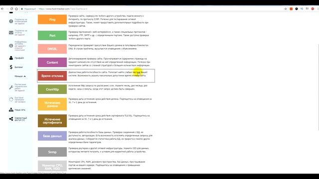 Обзор сервиса мониторинга сайтов Host-Tracker.com #1