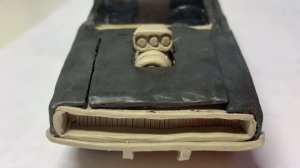 Как слепить машину из пластилина Dodge Charger 1969 Доминика Торетто