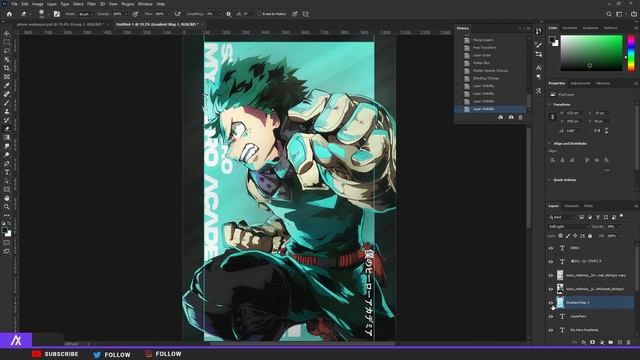 PS Tutorial: Creating Anime Phone Wallpaper смотреть онлайн