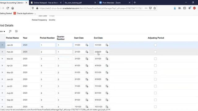 A sample session for Oracle Fusion Financials Online Training смотреть онлайн
